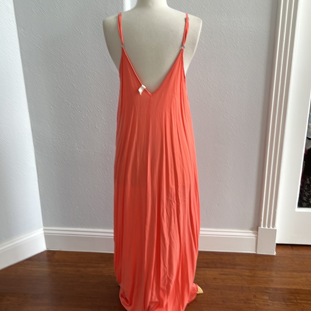 Elan Women's Adjustable Straps Maxi With Pockets Dress Size OS - Picture 7 of 12